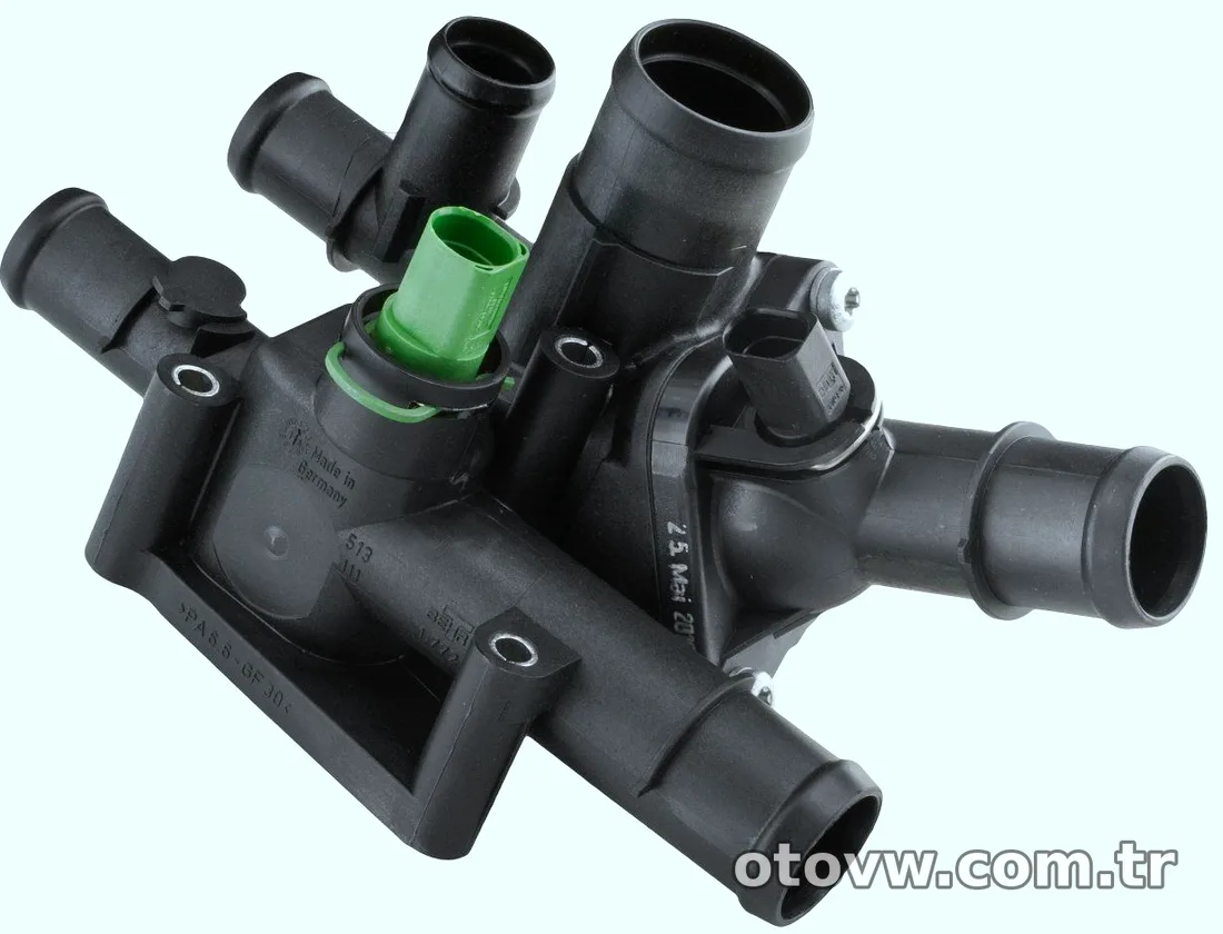 Termostat Komple Otomatik - Audi A3 - Bora - Golf 4,5,Plus - Passat - Polo Hb,Polo Classic - Touran - BEHR - 06A121111A