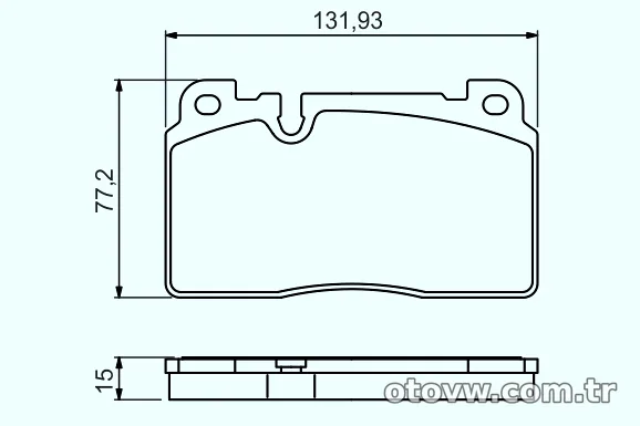 BOSCH 0986494702 Fren Disk Balata - BOSCH - 0986494702