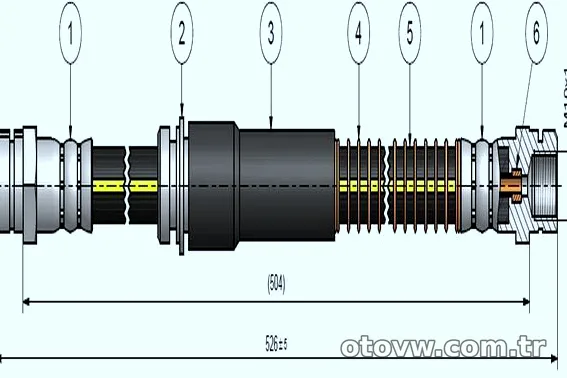 CAVO C900617A Fren Hortumu - CAVO - C900617A