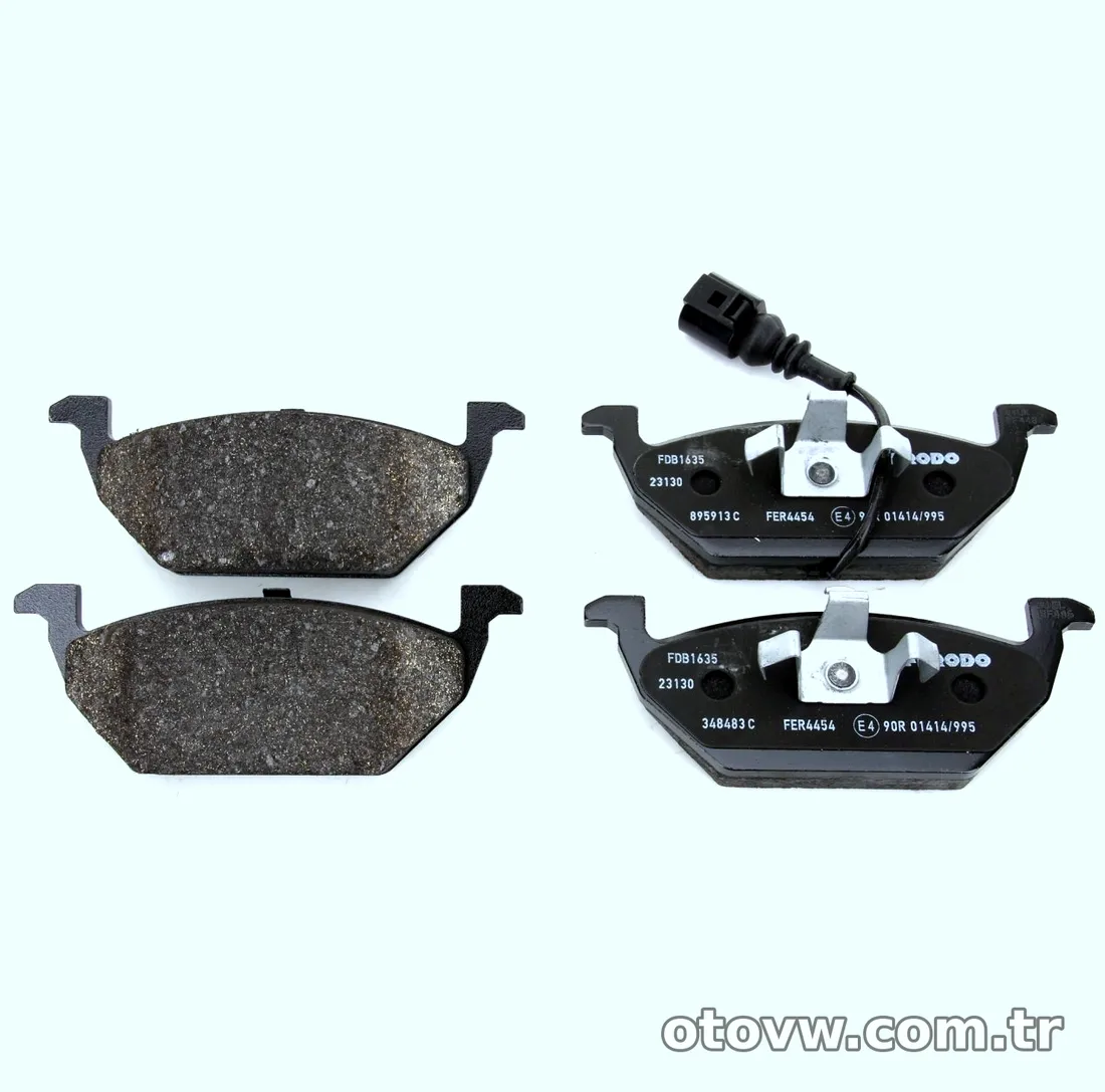 FERODO FDB1635 | Volkswagen Polo 2010-2017 Ön Fren Balatası Golf 4 5 6 Audi A3 Seat Leon Jetta - FERODO - FER.FDB1635 ,1