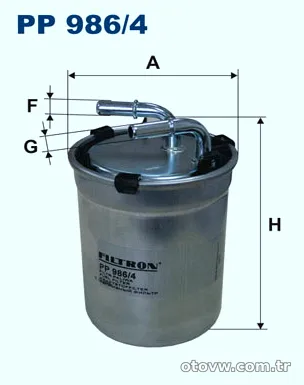 FILTRON PP9864 Yakıt Filtresi