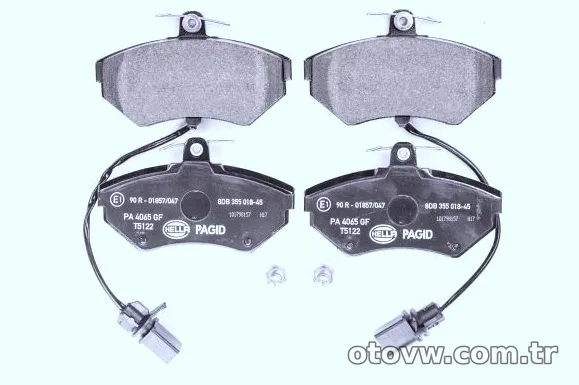 HELLA PAGID 8DB355018451 Fren Disk Balata - HELLA PAGID - 8DB355018451