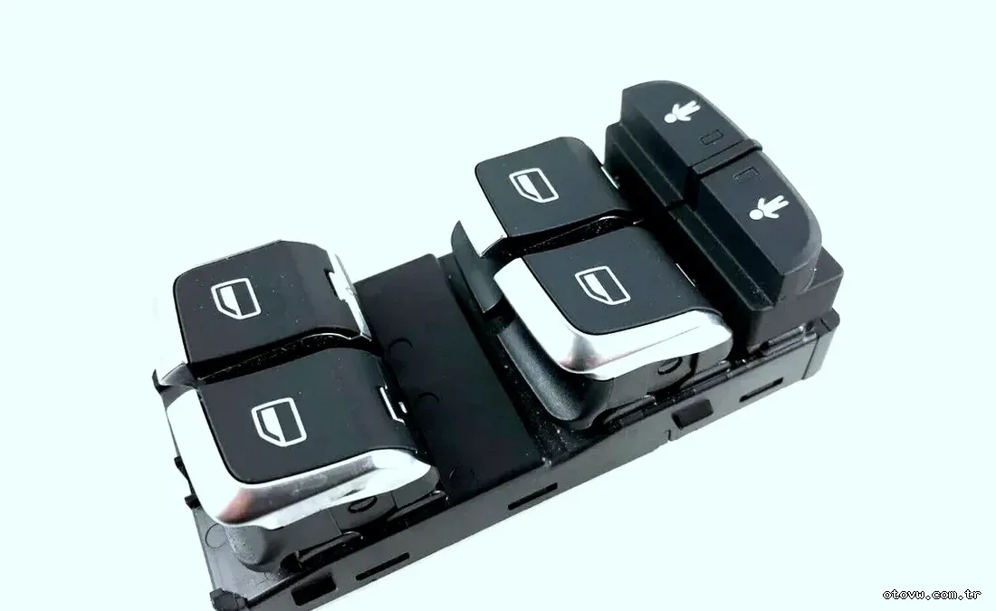 Dörtlü Cam Düğmesi - Audi A3 2013>>2017 - İTHAL - 8V0959851E