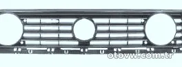 Ön Panjur Siyah Çift Farlı - Volkswagen - Golf 2 1984 - 1991 - İTHAL - 191853653F 01C
