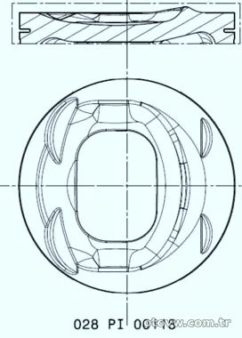 MAHLE 028PI00118002 Piston - MAHLE - 028PI00118002