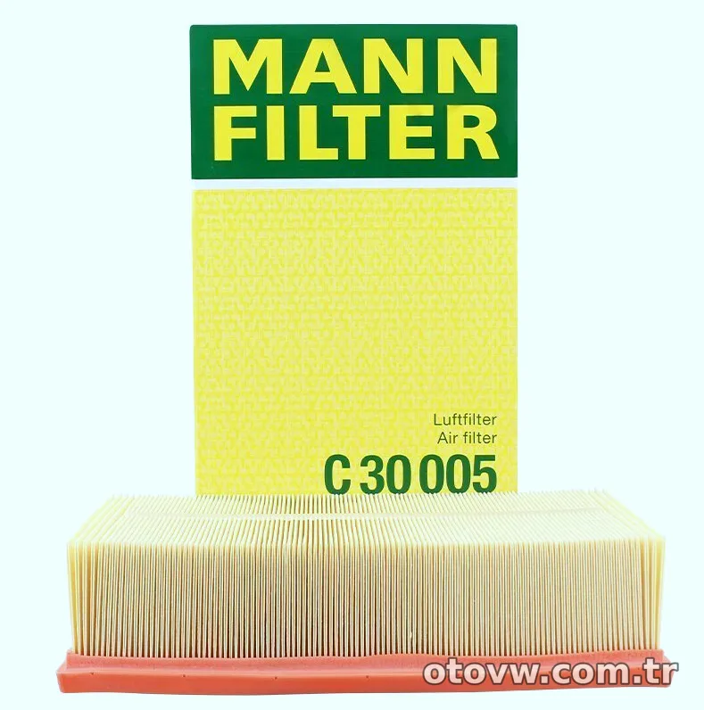 MANN C30005 | Volkswagen Golf 7 2.0 TSI 280 BG Hava Filtresi VW/Audi/Seat/Skoda 1.5-2.0 TDI/TSI uyumlu - MANN - MAN.C300