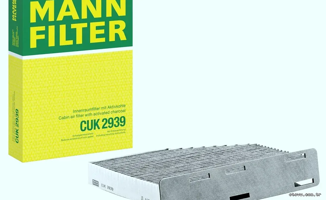 MANN CUK2939 | Volkswagen Golf 5 Aktif Karbonlu Polen Filtresi; Golf 6/Jetta/Passat/Tiguan/Caddy/A3/Q3 uyumlu - MANN - M
