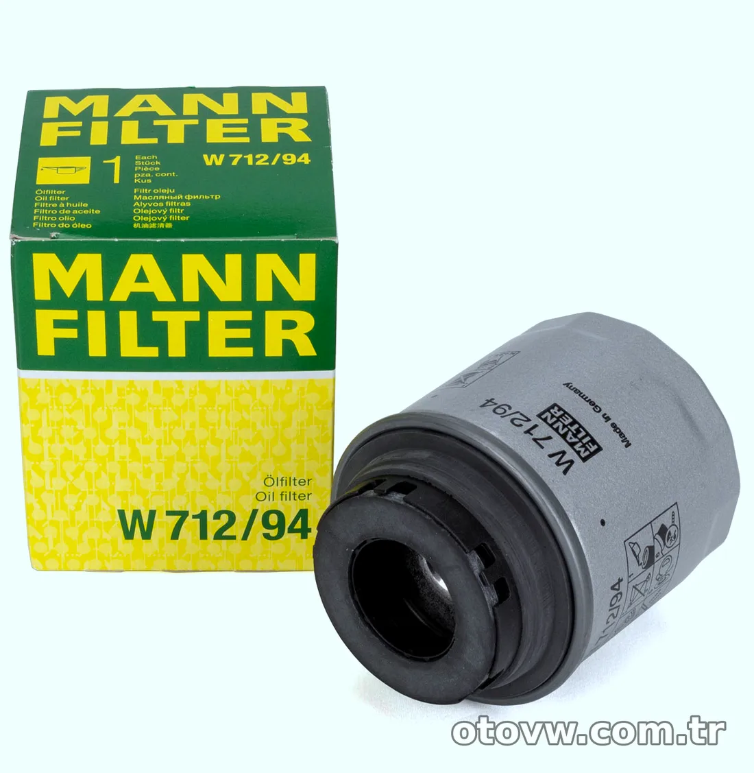 MANN W712-94 | Yağ Filtresi Skoda Octavia CAX Golf VI Jetta IV Polo Passat Tiguan A3 Ibiza Fabia 1.4 TSI - MANN - MAN.W7