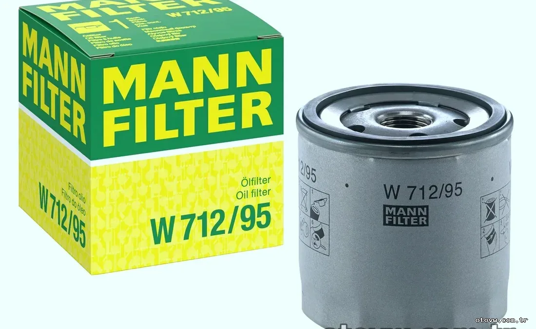 MANN W712-95 | Audi A3 2016 Model Sonrası 1.0 TFSI Yağ Filtresi | VW-Audi-Seat-Skoda Uyumlu - MANN - MAN.W712-95 ,8