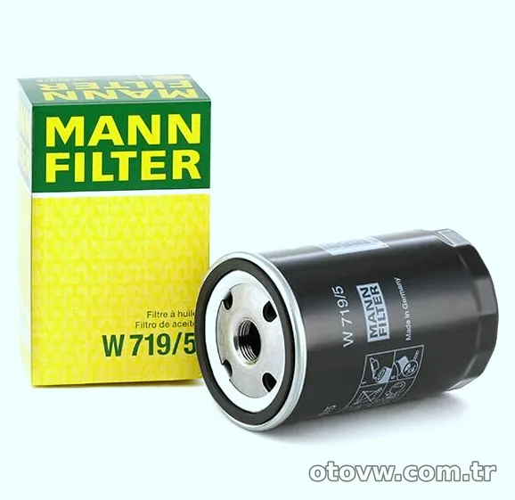 MANN W719-5 | Volkswagen Golf 4/5/6 1.6 BSE Yağ Filtresi - MANN - MAN.W719-5 ,15