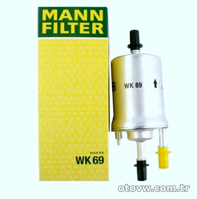 MANN WK69 | Seat Altea Benzin Filtresi 1.4 TSI (CAX) 6.6 Bar - MANN - MAN.WK69 ,12