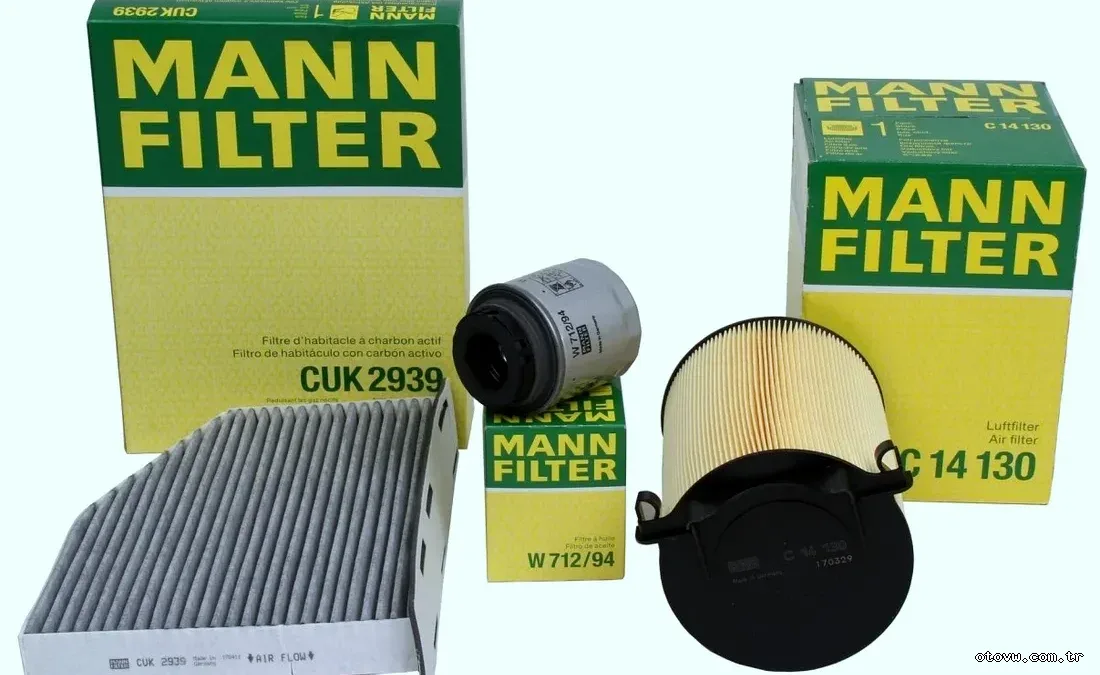 Volkswagen Passat 1.4 TSI Filtre Seti Mann Marka - MANN - MAN.W712-94 / MAN.C14130 / MAN.CUK2939 ,2