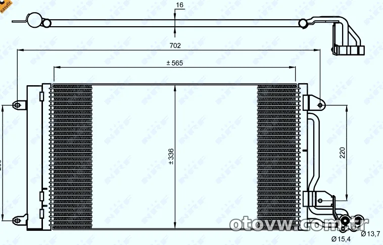 NRF 35910 Klima Radyatörü - NRF - 35910