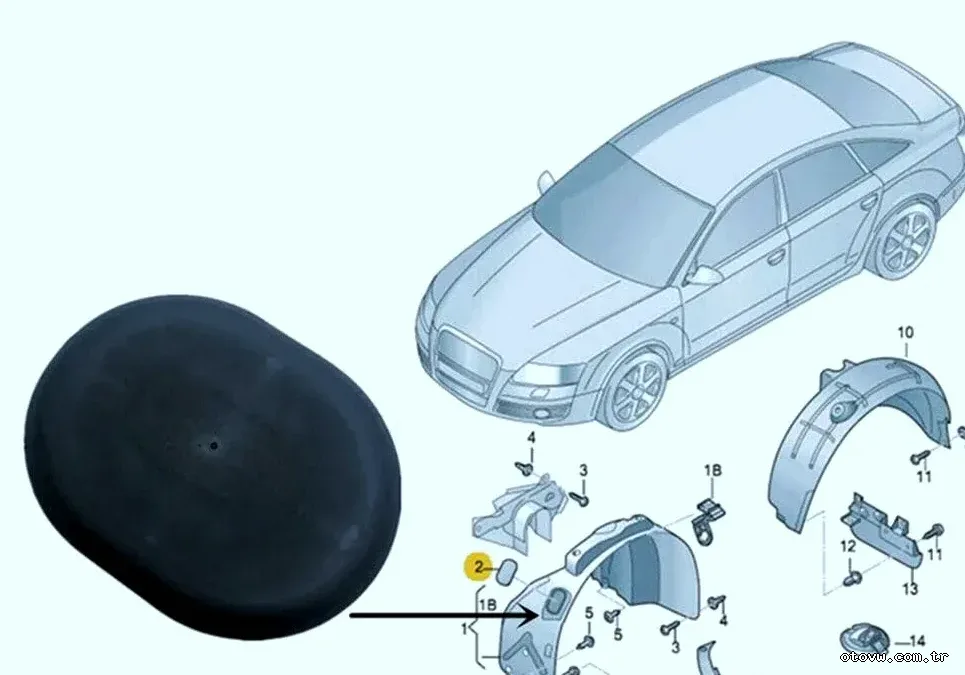 Davlumbaz Kapağı - Audi - A6 - 2005 - 2008 - PEX - 4F0809967