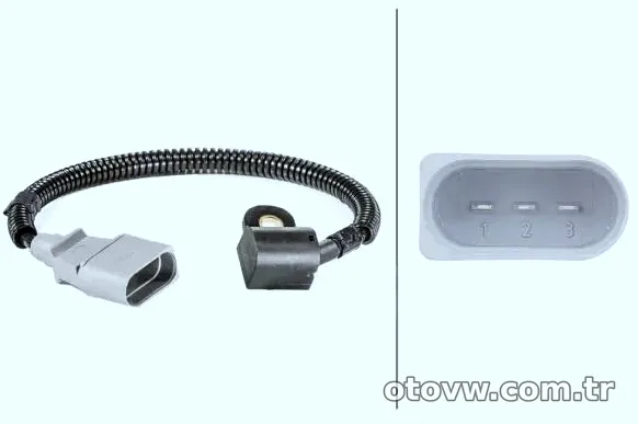 Eksantrik Devir Sensörü - AZV - Motor - Octavia - 2004 - 2008 - SWAG - 03G957147C