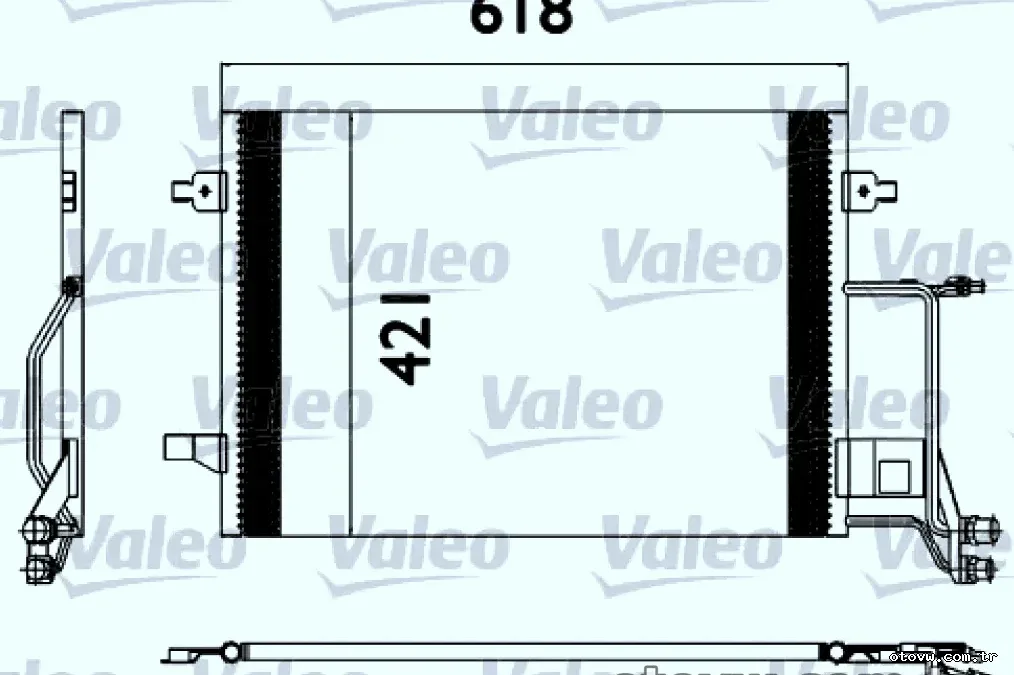 KLIMA RADYATORU AUDI A6 - Valeo - VALEO 817666