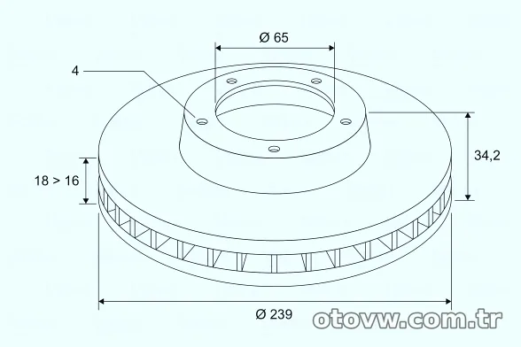 VALEO 186523 Fren Disk Ayna - VALEO - 186523
