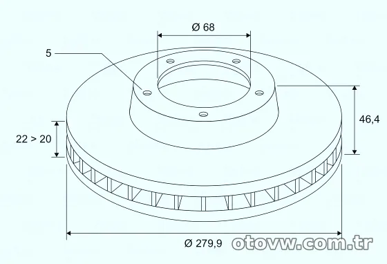 VALEO 186582 Fren Disk Ayna - VALEO - 186582