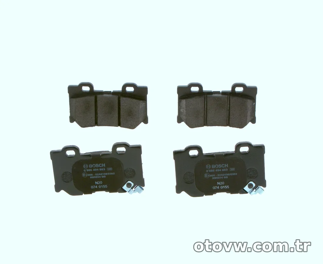 BOSCH 0986494863 Fren Disk Balata - BOSCH - 0986494863