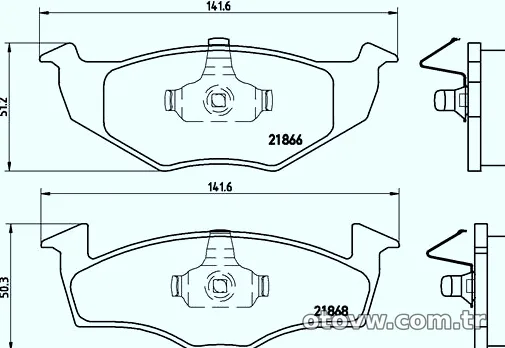 BREMBO P85030 Fren Disk Balata - BREMBO - P85030