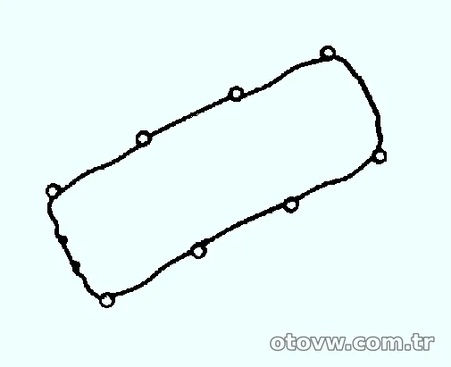 Sibop Kapak Contası - AVU - Motor - 1.6 TDI - Audi A3 - 1997 - 2000 - ELRİNG - 06B103483G-14