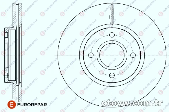 EUROREPAR 1642762180 Fren Disk Ayna - EUROREPAR - 1642762180