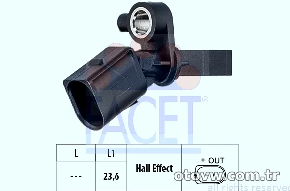 FACET 210013 Abs Sensörü - FACET - 210013