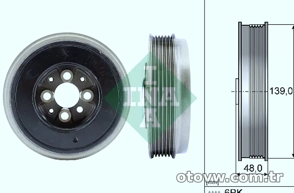 KRANK KASNAGI BORA GOLF IV A3 LEON TOLEDO OCTAVIA 1.9 TDI - INA - INA 544006510