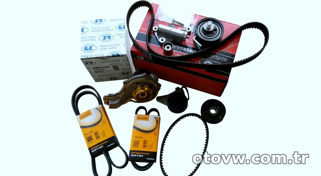 Triger Seti Full Set - CJCB - Motor - 2.0 TDİ - Audi Q5 - 2009 - 2012 - INA - 03L198119B-6