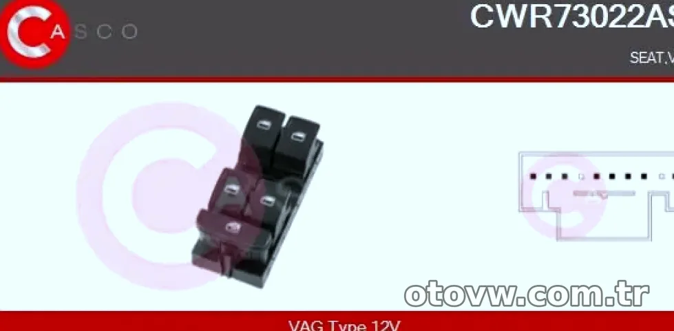 CAM ACMA DUGMESI GOLF VII PASSAT B8 TOURAN TIGUAN LEON ALTEA SUPERB - Kraw - KRAW AN-418