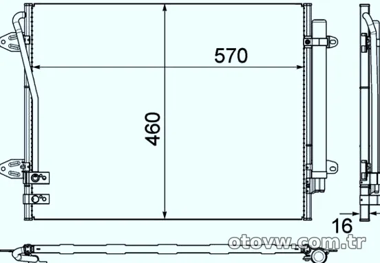 MAHLE AC734000P Klima Radyatörü - MAHLE - AC734000P
