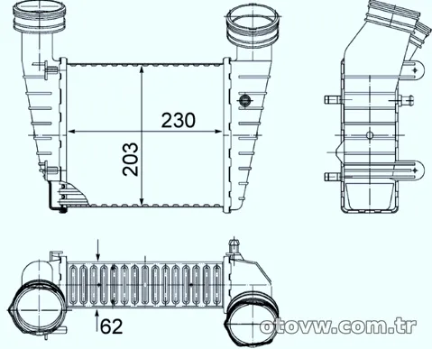 MAHLE CI347000S Turbo Radyatörü - MAHLE - CI347000S