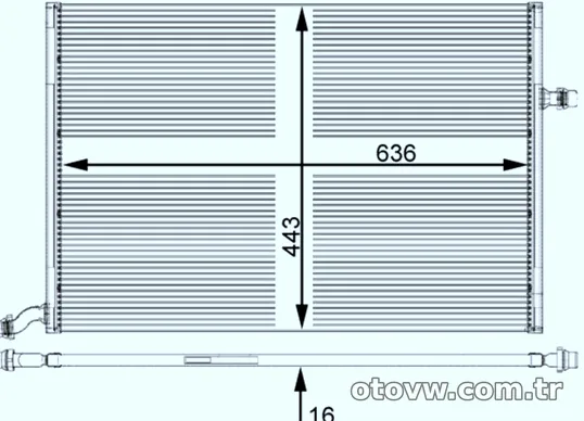 MAHLE CIR25000P Turbo Radyatörü - MAHLE - CIR25000P