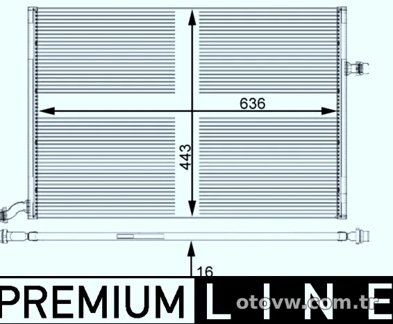MAHLE CIR25000P Turbo Radyatörü - MAHLE - CIR25000P
