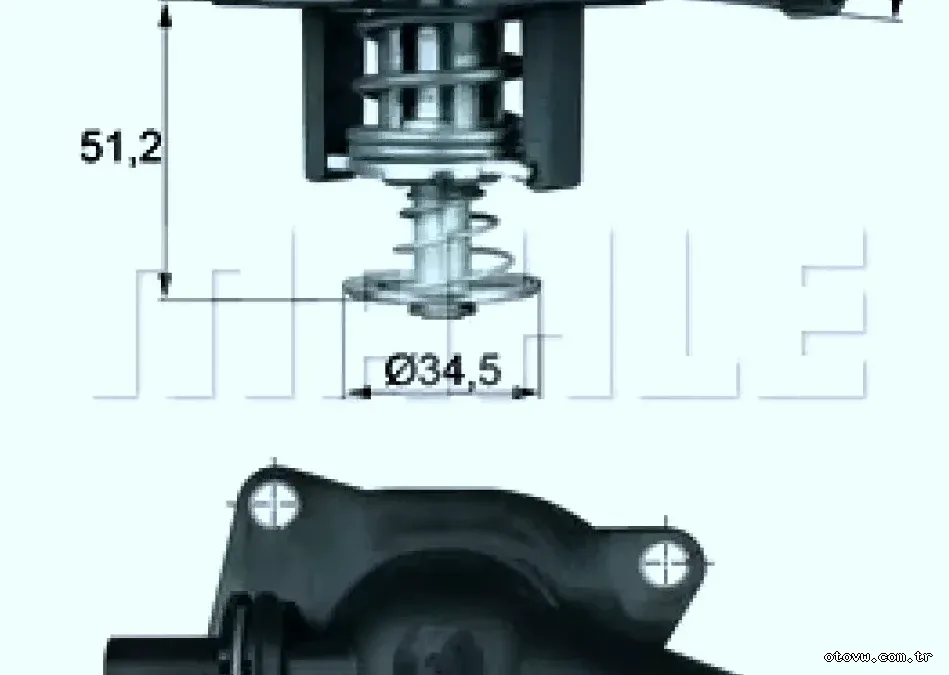 TERMOSTAT (109°) GOLF IV BORA A2 1,6FSI LUPO 1,4FSI - Mahle - MAHLE TI17109