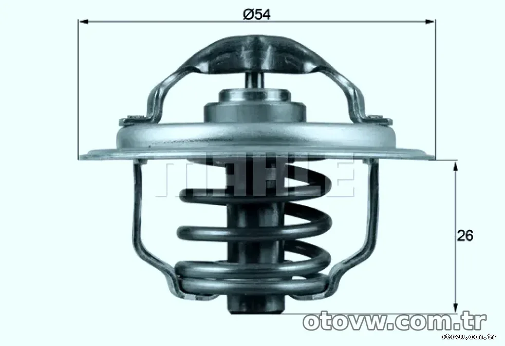 TERMOSTAT (87°) GOLF V VI PLUS JETTA III PASSAT SCIROCCO TIGUAN A3 A4 A6 ALTEA LEON TOLEDO 2,0 TDI - Mahle - MAHLE TX111