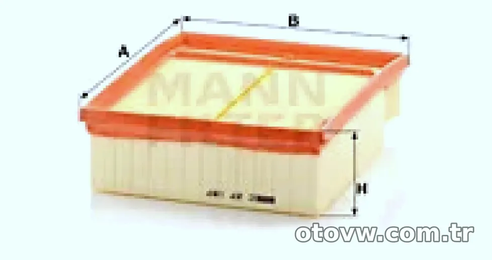 HAVA FILTRESI A4 S4 QUATTRO 03> - Mann Filter - MANN C27187