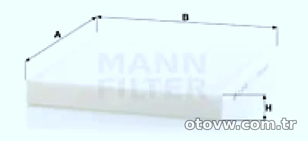 POLEN FILTRESI A3 LEON OCTAVIA GOLF VI / VII 1,2TFSI / 1,4TFSI / 1,8TFSI / 1,6TDI / 2,0TDI 12> - Mann Filter - MANN CU26