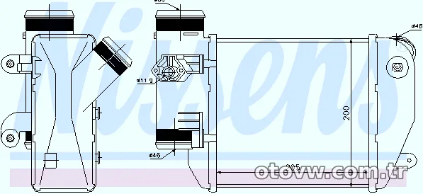 NISSENS 96576 Turbo Radyatörü - NISSENS - 96576