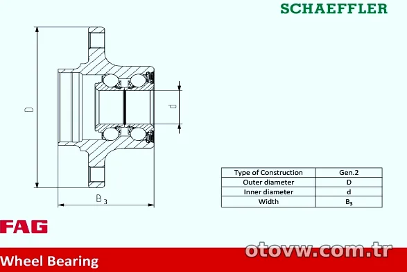 Schaeffler FAG 713610490 Porya - Schaeffler FAG - 713610490