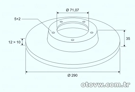 VALEO 186747 Fren Disk Ayna - VALEO - 186747