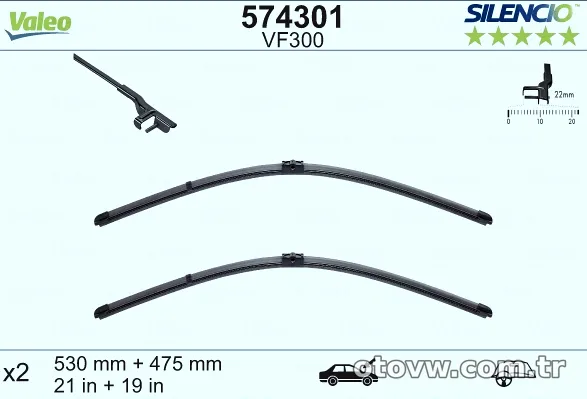 VALEO 574301 Silecek Süpürgesi - VALEO - 574301