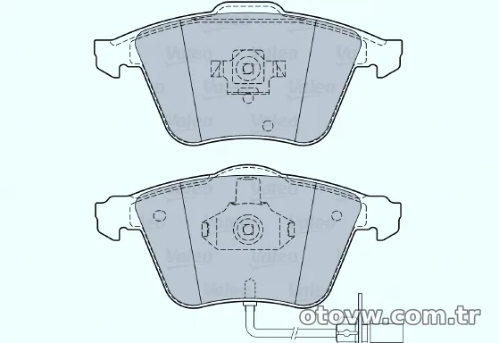 VALEO 670779 Fren Disk Balata - VALEO - 670779
